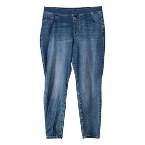 Lane Bryant 20 Jegging High-Rise Super Stretch Medium Wash